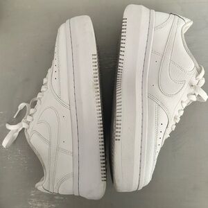 Platform White Nikes